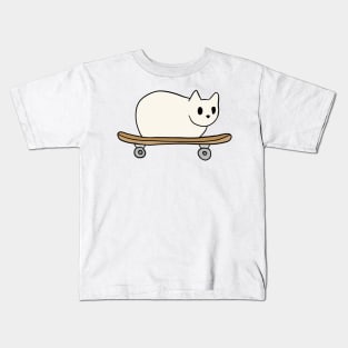 cat skating Kids T-Shirt